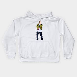 jhope chicken noodles soup songs outfit Kids Hoodie